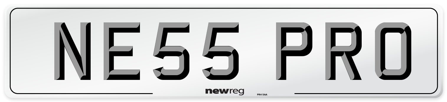 NE55 PRO Number Plate from New Reg
